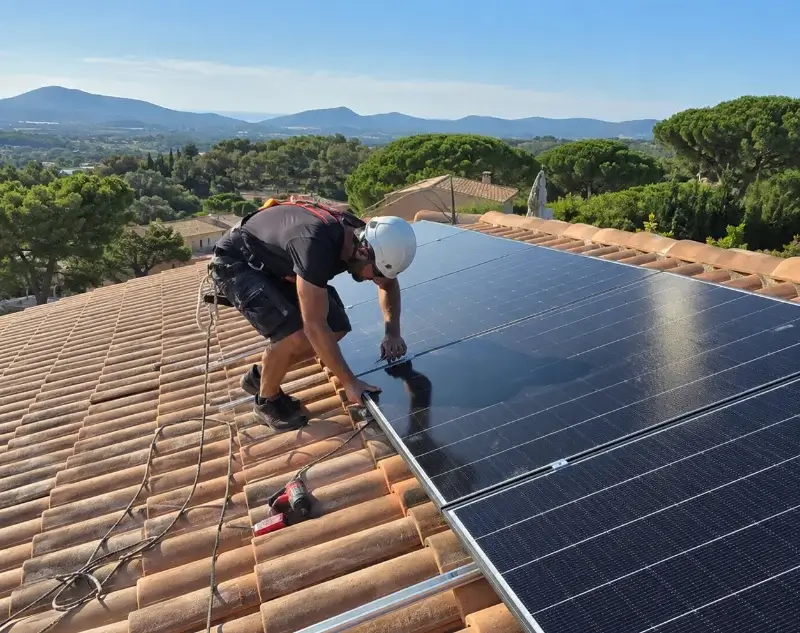 Installateur panneaux solaires Monterfil — pose photovoltaïque sur toiture