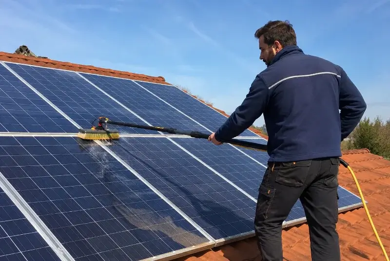 Nettoyage et entretien de panneaux solaires à Monterfil